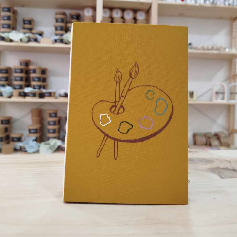 Libretas A5 (Pintadas y bordadas a mano) - Imagen 8