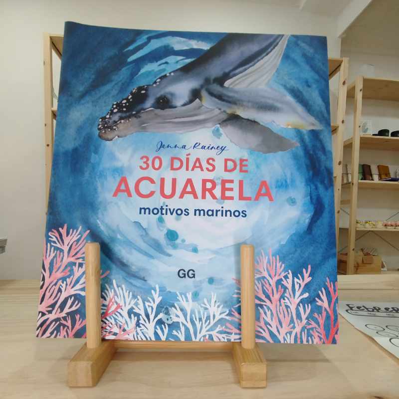 Libro 30 días de acuarela motivos marinos