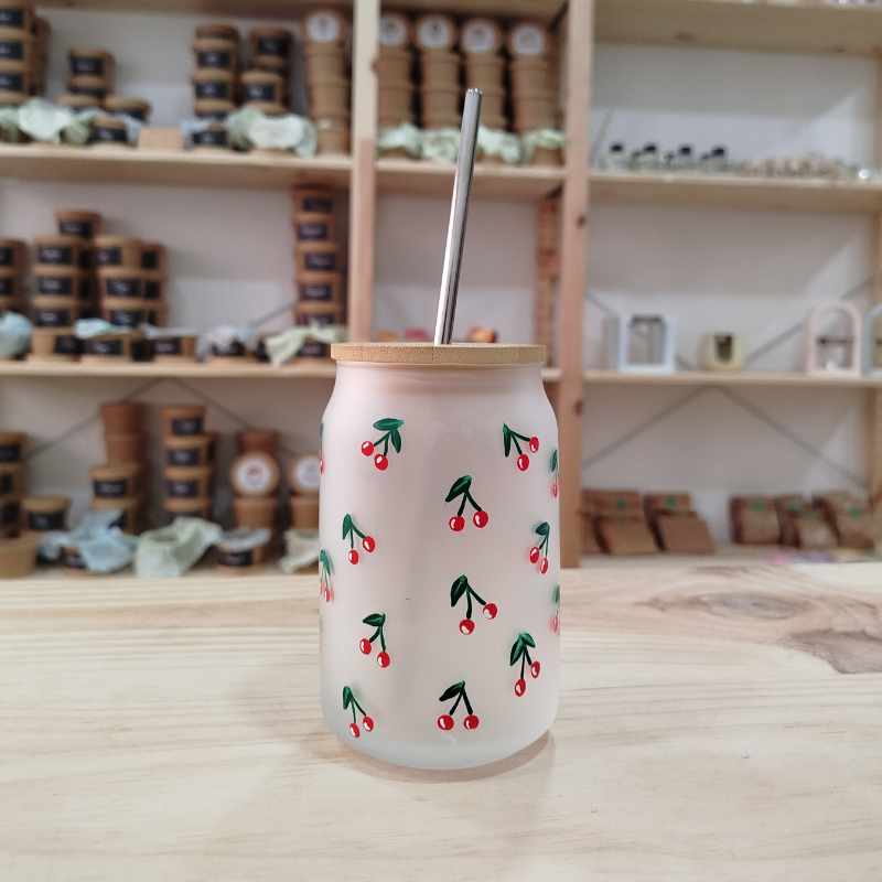 Vaso pintado a mano - Imagen 2
