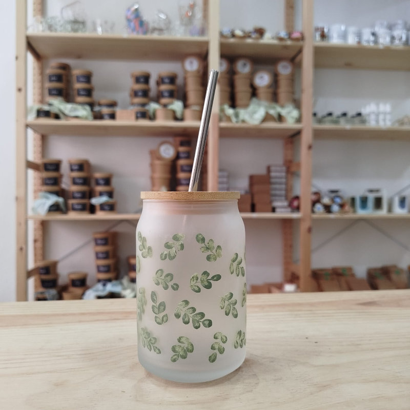 Vaso pintado a mano