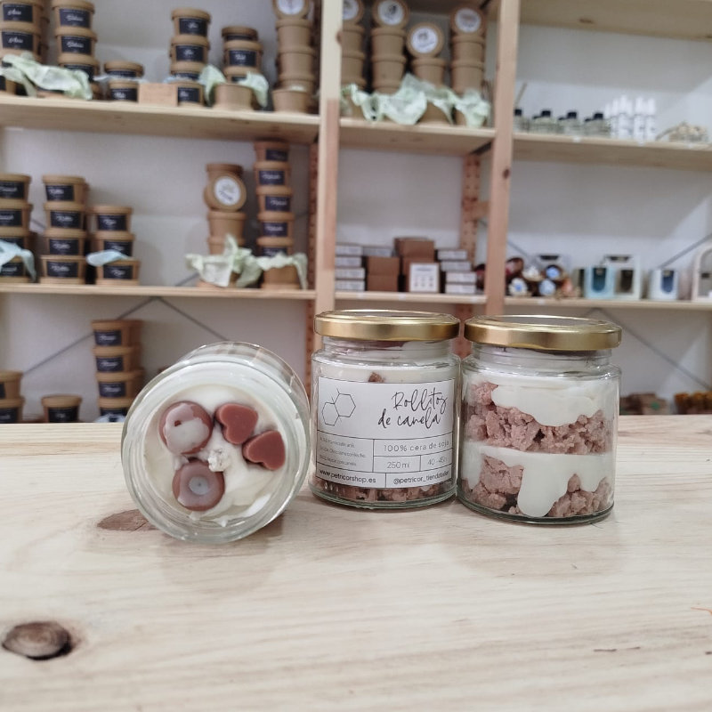 Vela aromática - Rollitos de canela